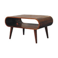 Open Chestnut Coffee Table Chestnut Solid Wood