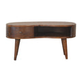 Chestnut Wave Coffee Table Chestnut Solid Wood