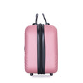 2Piece Luggage Sets Abs Lightweight Suitcasespinner Wheels, 20 14 Pink Pink Abs