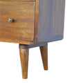 Curved Chestnut Chest Chestnut Solid Wood