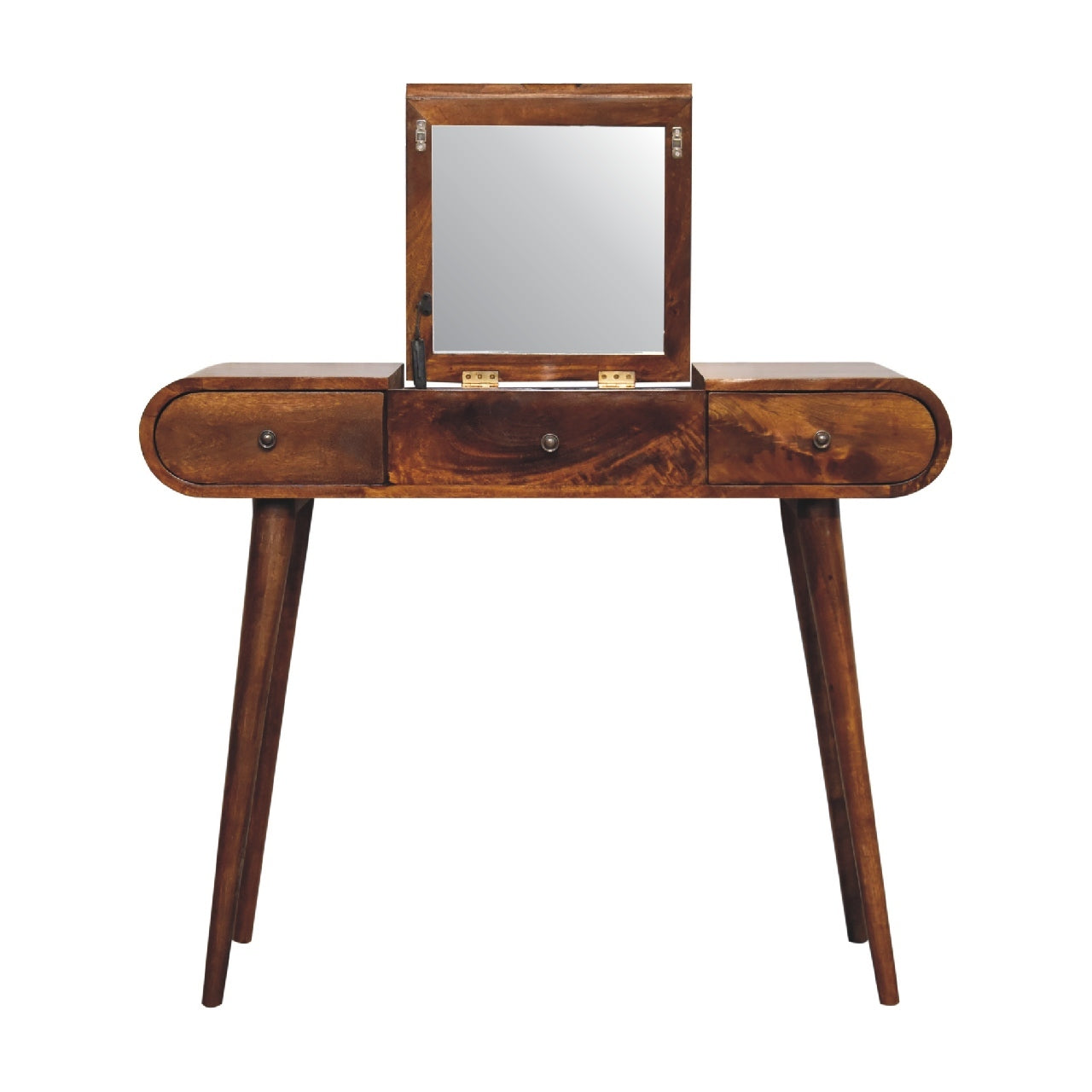 Chestnut Mirror Dressing Table Chestnut Solid Wood