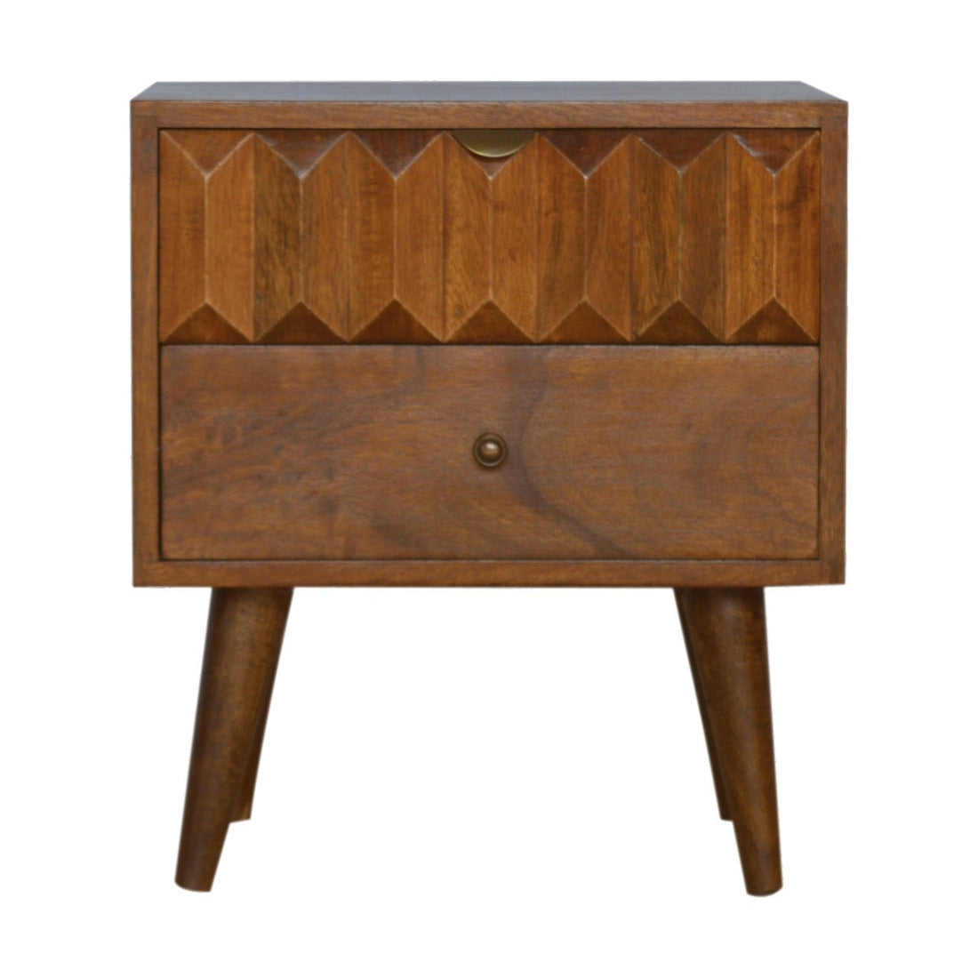 Chestnut Prism Bedside Chestnut Solid Wood