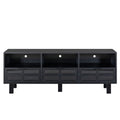 Tv Stand,Tv Cabinet,American Country Style Tv Lockers,The Toughened Glass Door Panel,Metal Handles,Birch Legs,Turn Down The Drawer,Can Be Placed In Lounge Room,Living Room Or Bedroom,Color:Black Black Primary Living Space 60 69 Inches 60 69 Inches