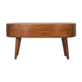 Chestnut Wave Coffee Table Chestnut Solid Wood