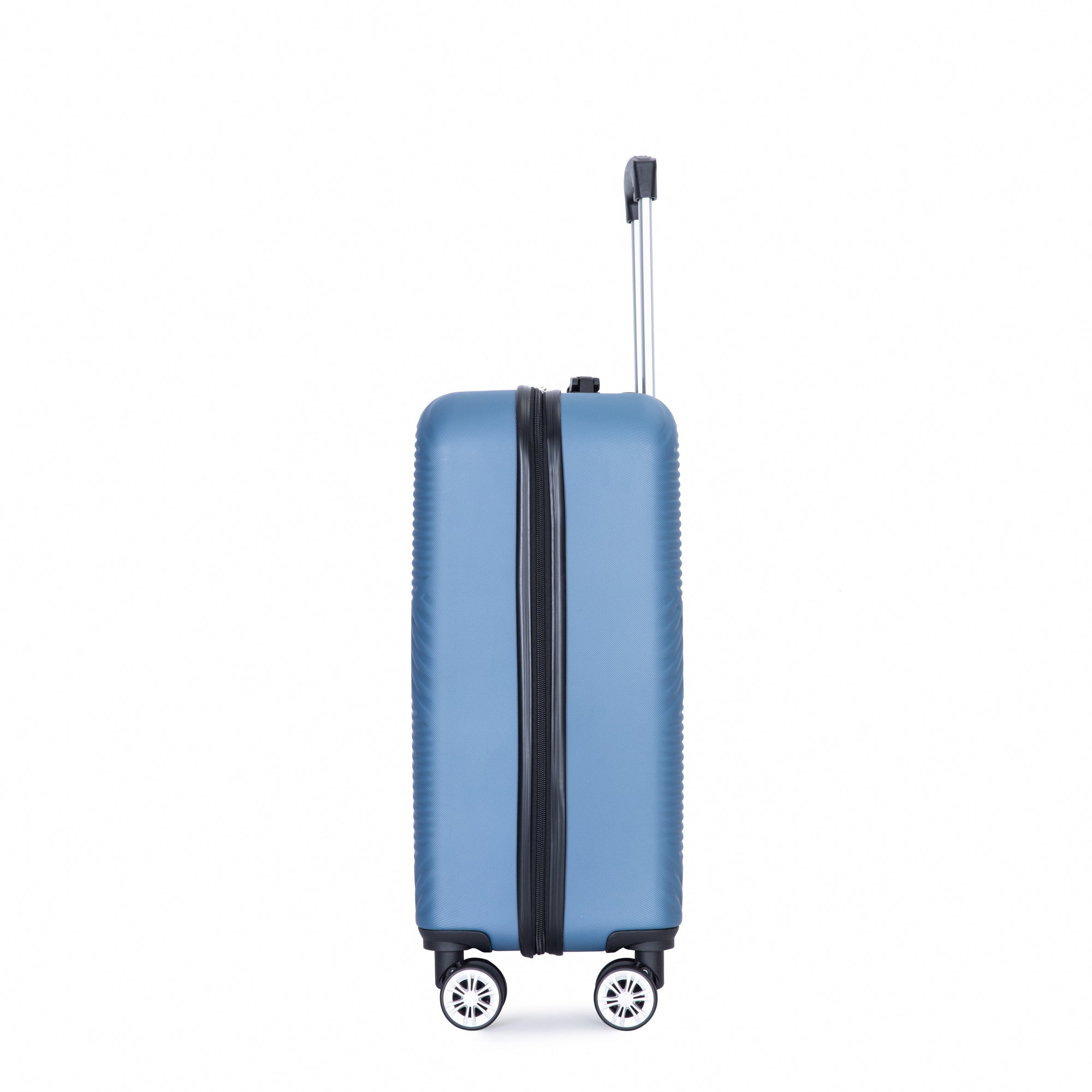 2Piece Luggage Sets ABS Lightweight Suitcase , Spinner blue-abs