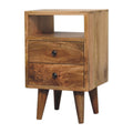 Mini Oak Ish Classic Open Bedside Oak Solid Wood