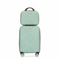 2Piece Luggage Sets Abs Lightweight Suitcasespinner Wheels, 20 14 Olive Green Olive Green Abs