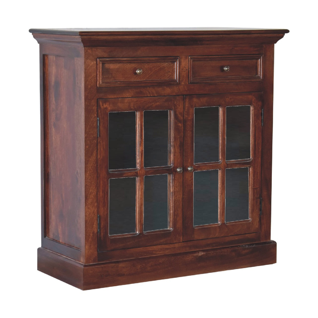 Cherry Glazed Cabinet Cherry Solid Wood