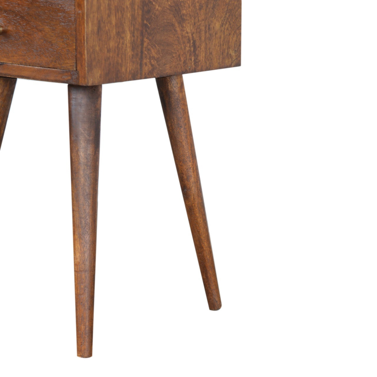 Mini Chestnut Bedside Chestnut Solid Wood