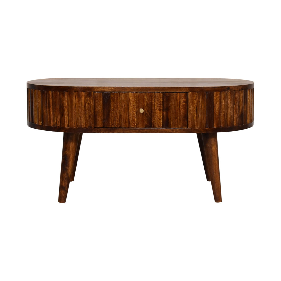 Stripe Chestnut Coffee Table Chestnut Solid Wood