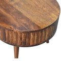 Stripe Chestnut Coffee Table Chestnut Solid Wood