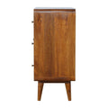 Curved Chestnut Chest Chestnut Solid Wood