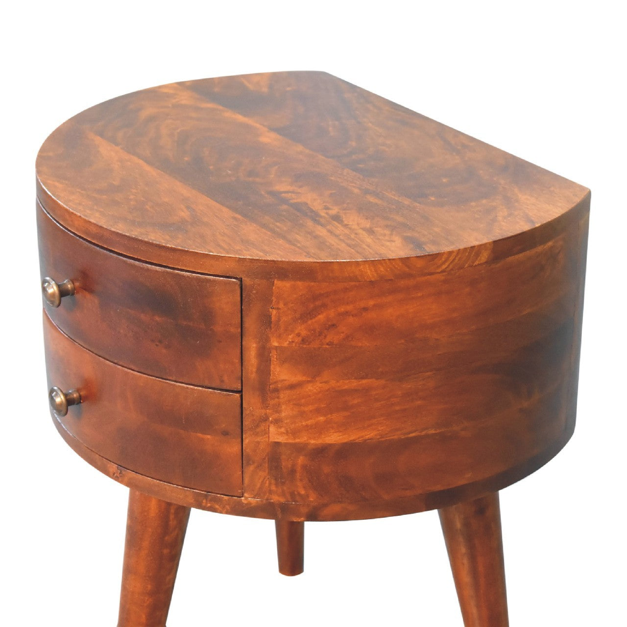 Odyssey Tripod Bedside Chestnut Solid Wood