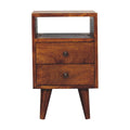 Mini Classic Chestnut Bedside Chestnut Solid Wood