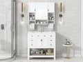 36'' Bathroom Vanity with Top Sink, Modern Mirror 4+-white-4+-bathroom-freestanding-solid