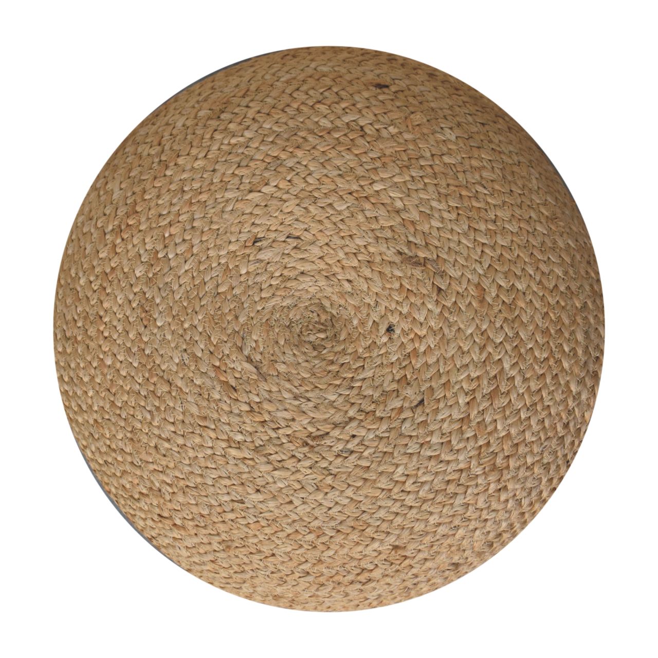 Natural Jute Pouffe Light Brown Primary Living Space Boho,Contemporary,French Country Jute