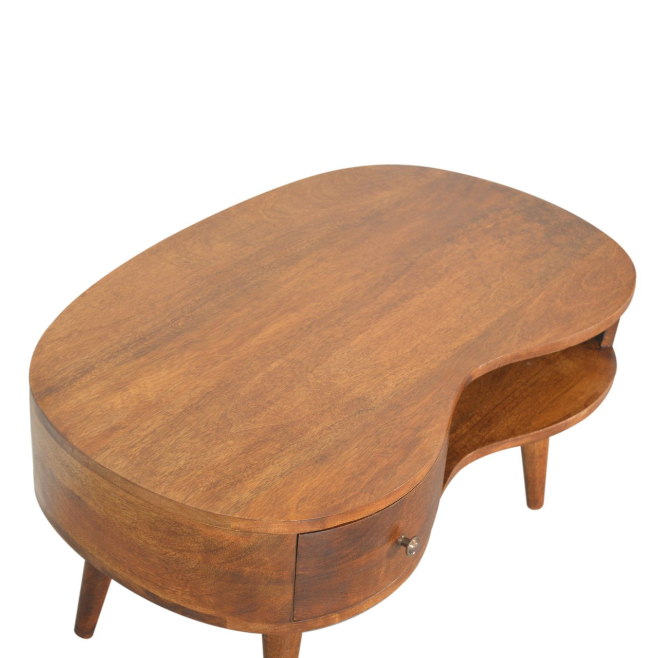 Chestnut Wave Coffee Table Chestnut Solid Wood