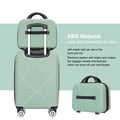 2Piece Luggage Sets Abs Lightweight Suitcasespinner Wheels, 20 14 Olive Green Olive Green Abs