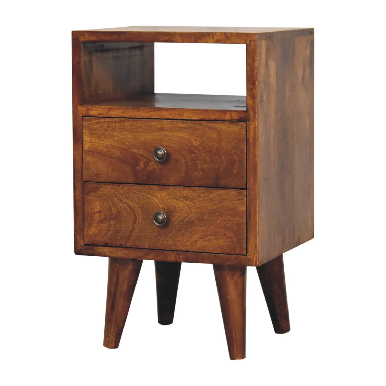 Mini Classic Chestnut Bedside Chestnut Solid Wood