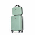 2Piece Luggage Sets Abs Lightweight Suitcasespinner Wheels, 20 14 Olive Green Olive Green Abs