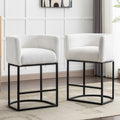 Modern Bar Stools Set Of 2, 27.5