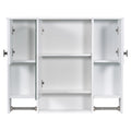 35'' x 28'' Modern Wall Mounted Bathroom Storage white-2-5+-mirror included-bathroom-wall