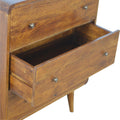 Curved Chestnut Chest Chestnut Solid Wood