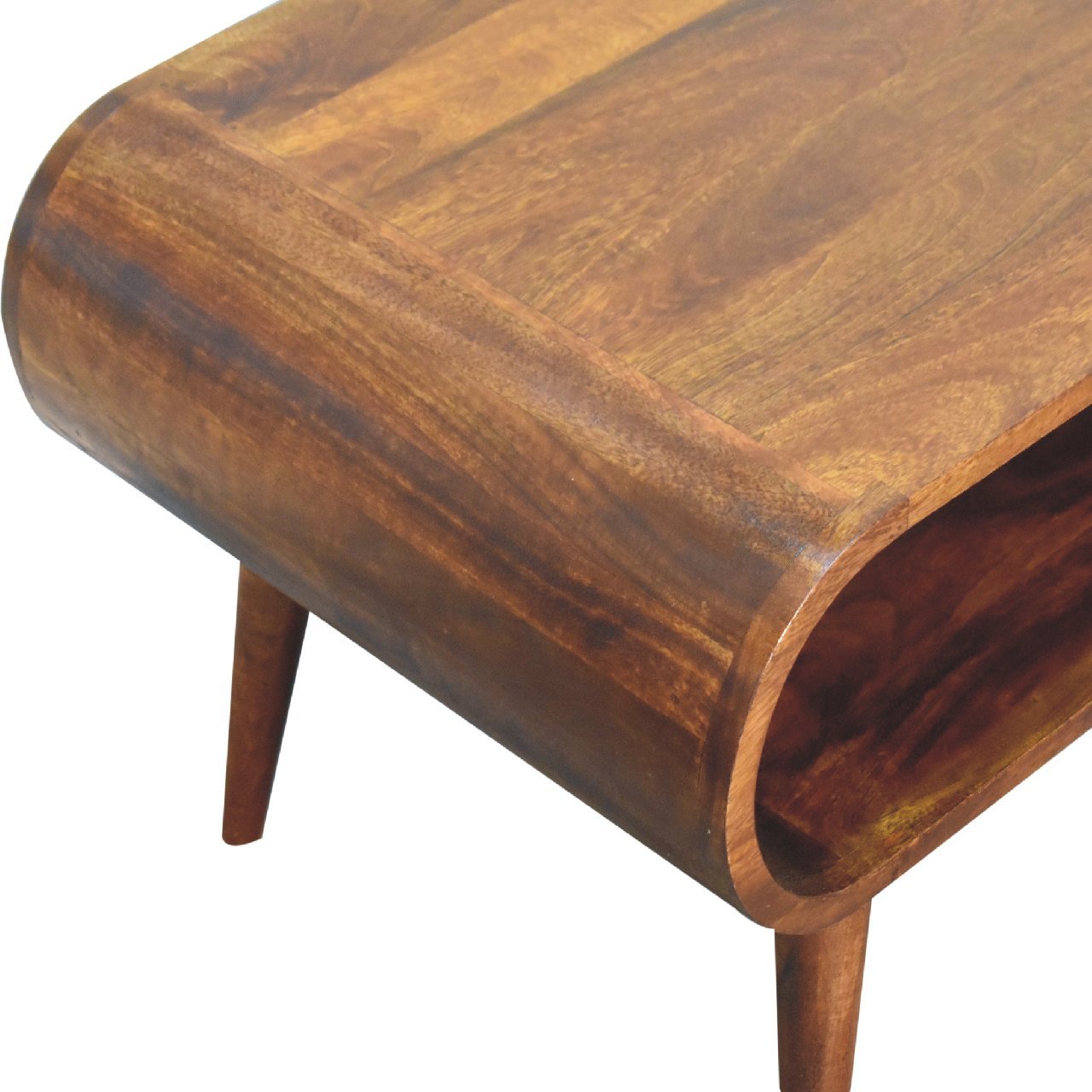 Open Chestnut Coffee Table Chestnut Solid Wood