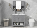 36'' Bathroom Vanity with Top Sink, Modern Mirror 4+-grey-4+-bathroom-freestanding-solid