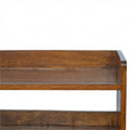 Chestnut Nordic Storage Bench Chestnut Solid Wood