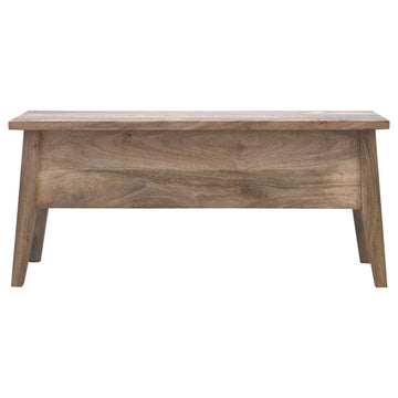 Solid Wood Lid Up Storage Bench Oak Solid Wood