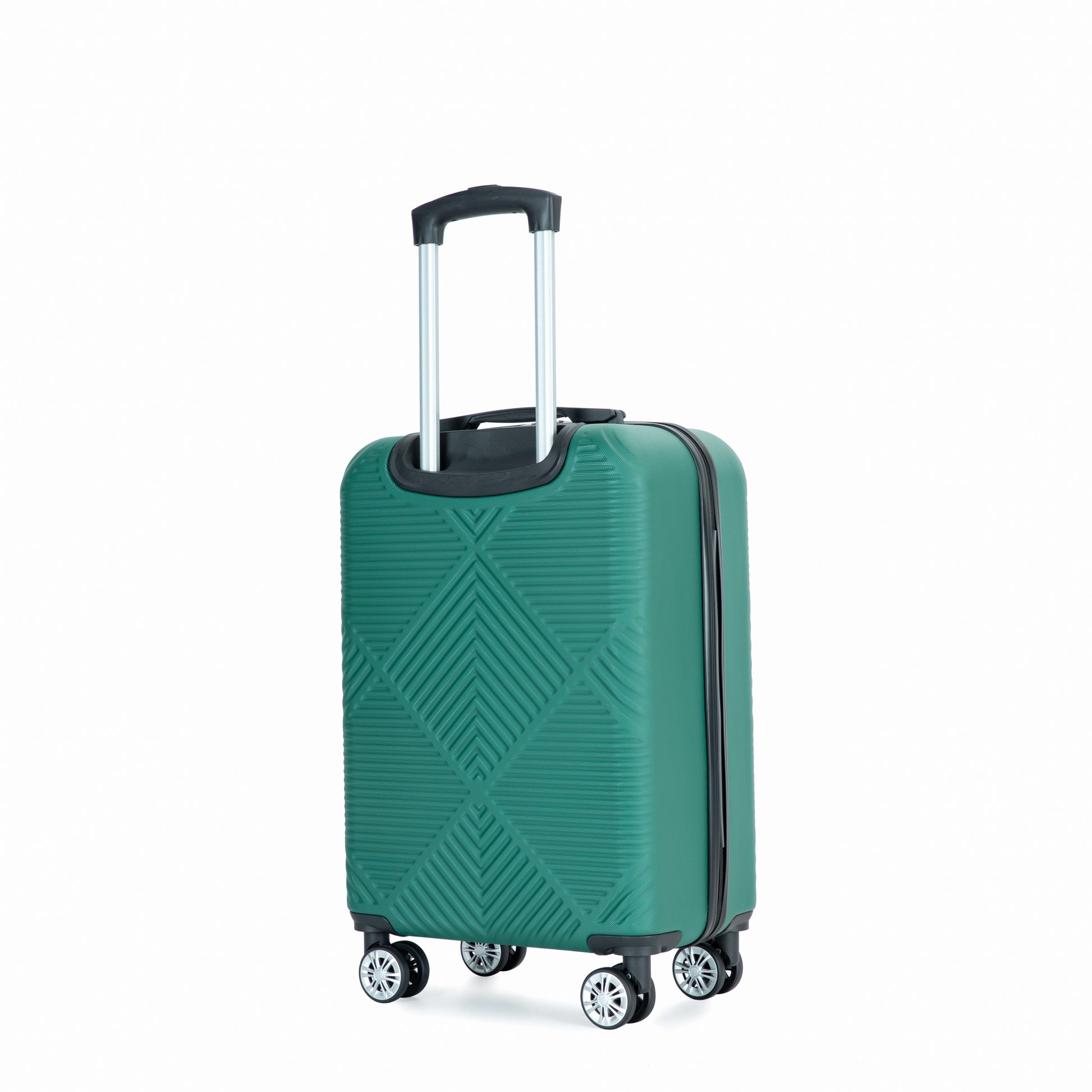 2Piece Luggage Sets Abs Lightweight Suitcasespinner Wheels, 20 14 Dark Green Dark Green Abs