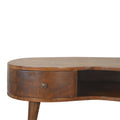 Chestnut Wave Coffee Table Chestnut Solid Wood