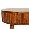 Stripe Chestnut Coffee Table Chestnut Solid Wood