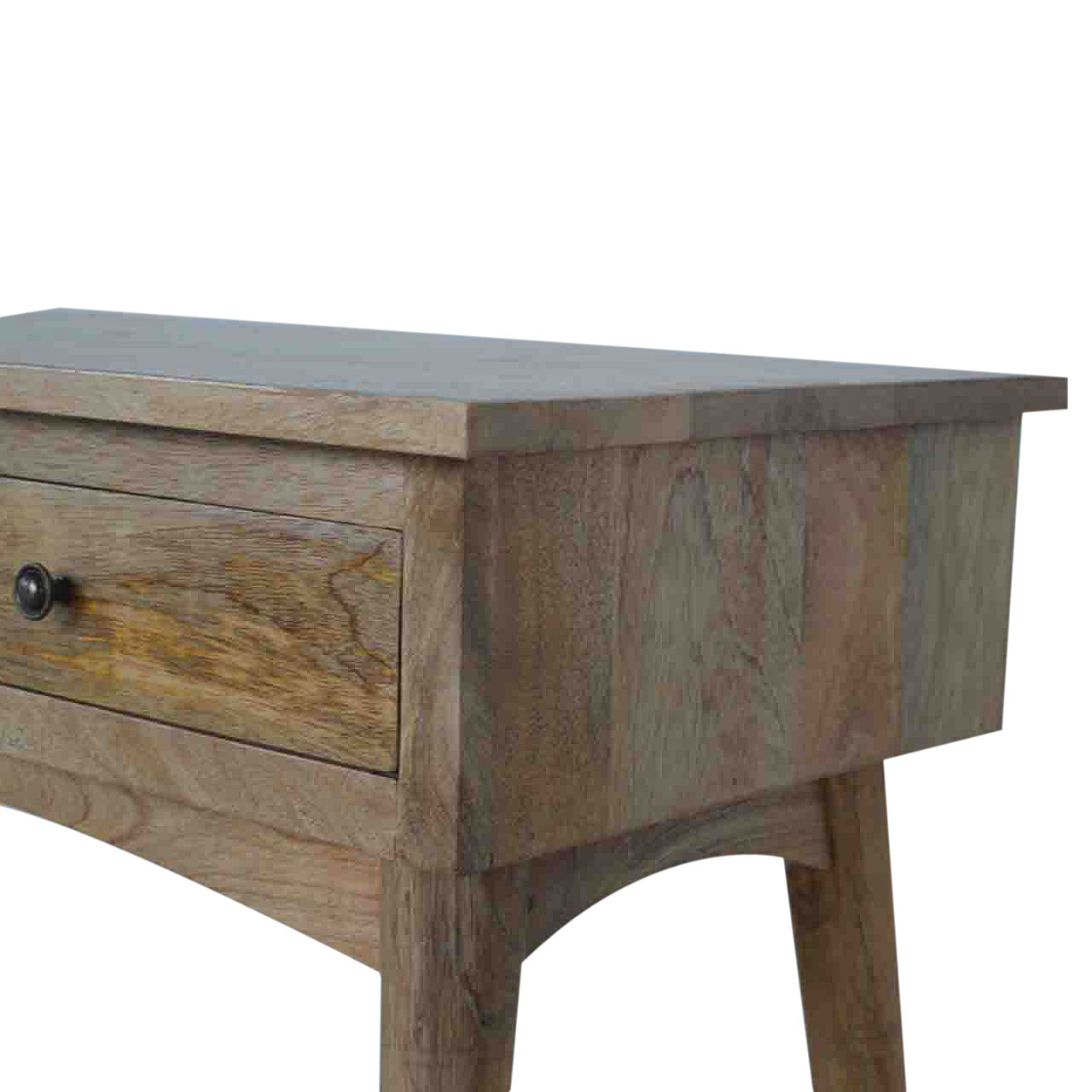 Hallway 2 Drawer Console Table Oak Solid Wood