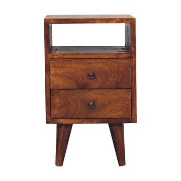 Mini Classic Chestnut Bedside Chestnut Solid Wood