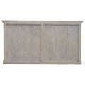 Stone Acid Wash Glazed Sideboard - Stone Gray