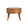 Stripe Coffee Table Oak Solid Wood