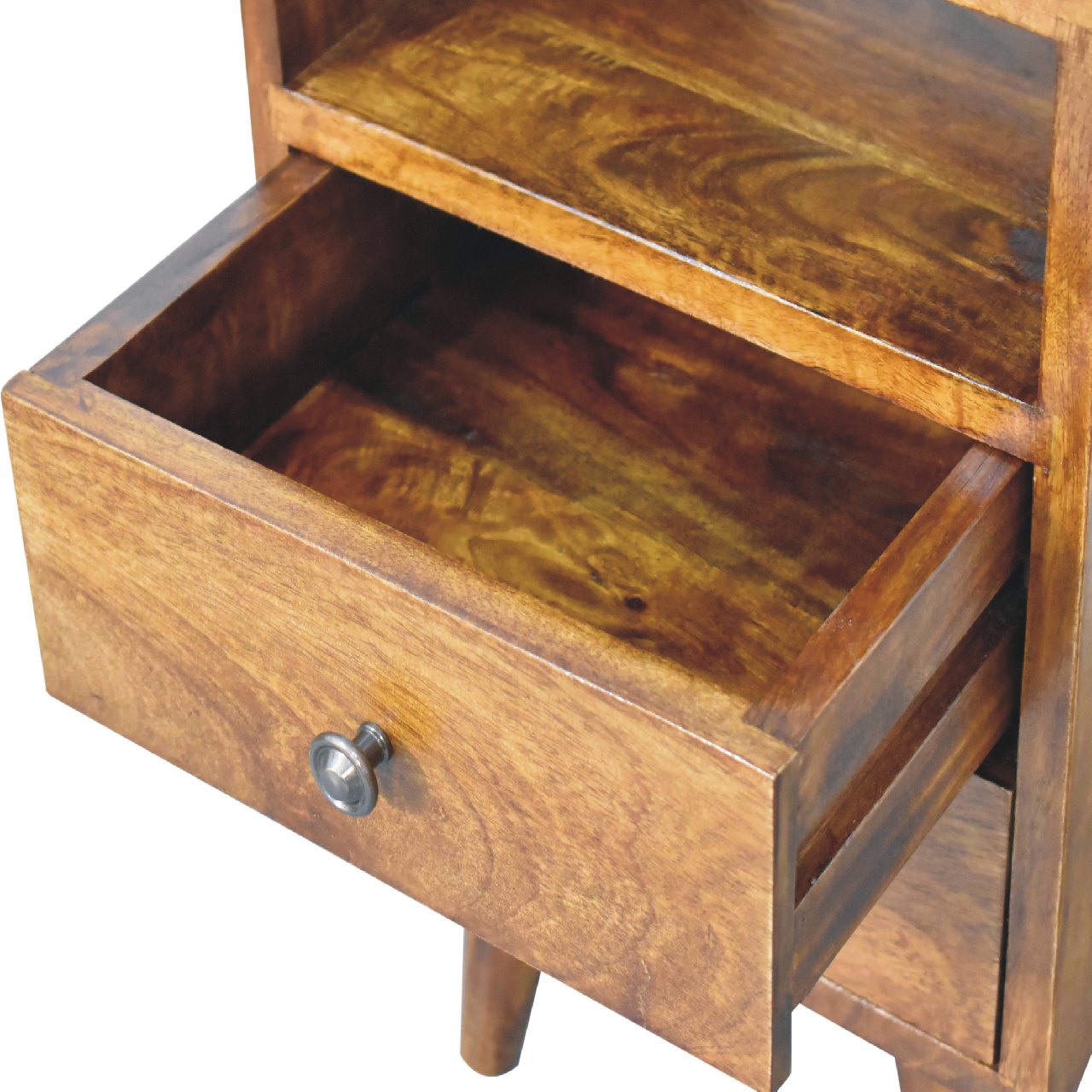 Mini Classic Chestnut Bedside Chestnut Solid Wood