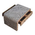 Nouveau Coffee Table Marble Solid Wood