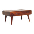 Sonata Coffee Table Chestnut Solid Wood