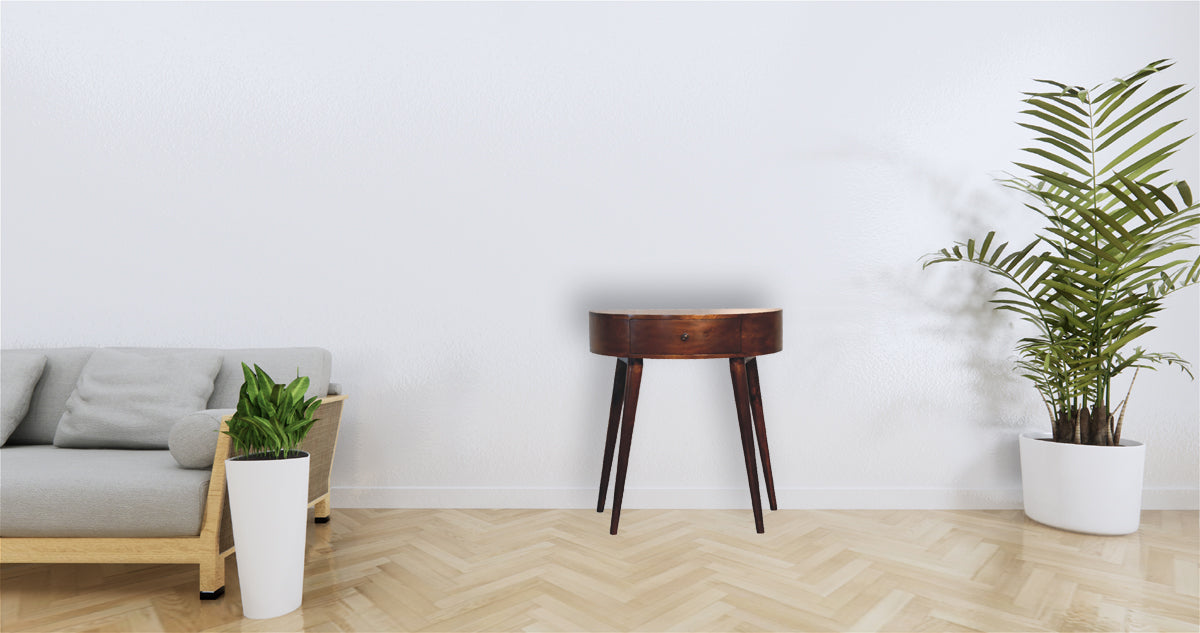 Odyssey Console Table Chestnut Solid Wood