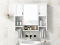 35'' x 28'' Modern Wall Mounted Bathroom Storage white-2-5+-mirror included-bathroom-wall