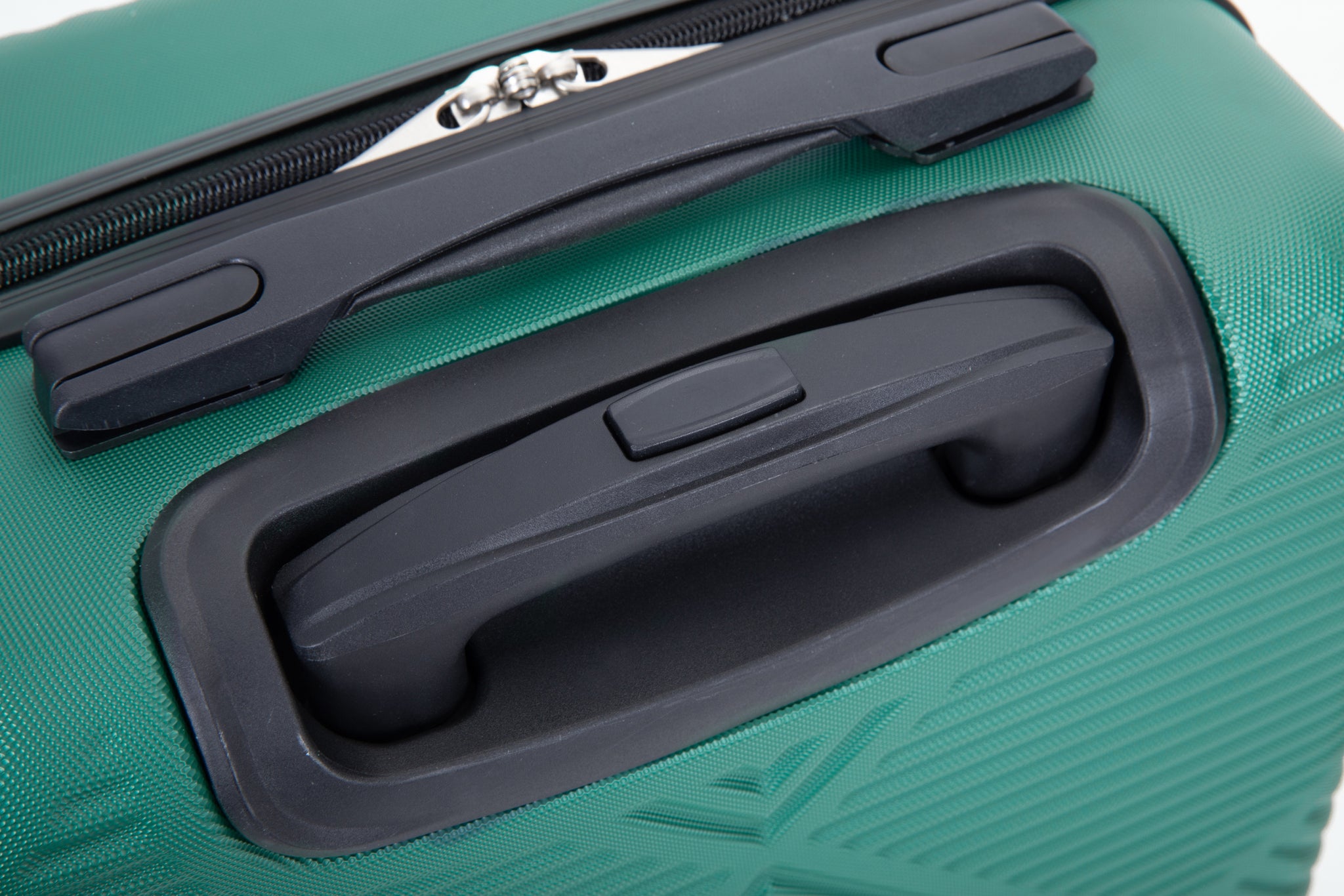 2Piece Luggage Sets ABS Lightweight Suitcase , Spinner dark green-abs