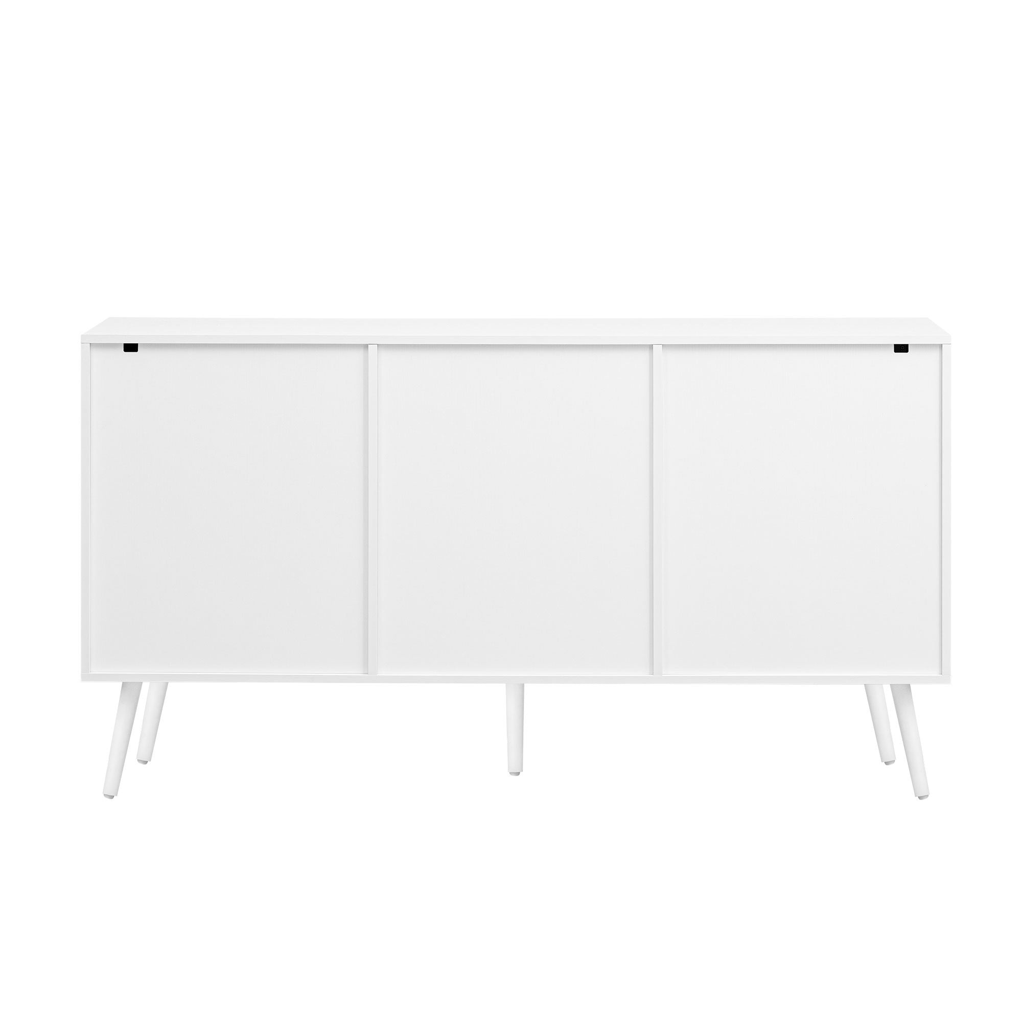 U Style Modern Cabinet with 2 Doors and 3 Drawers white-mdf