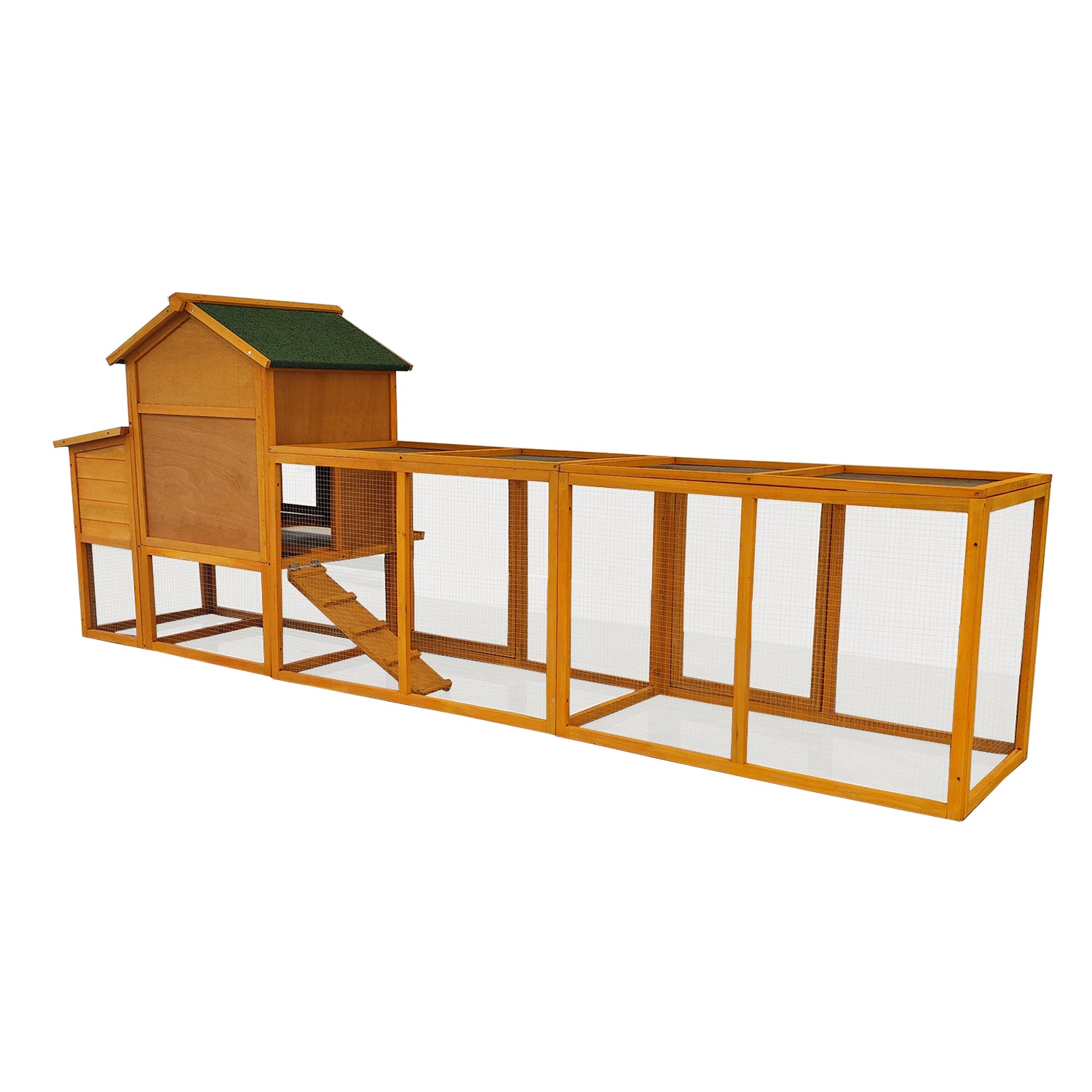 Wooden Chicken Coop Yellow Wood