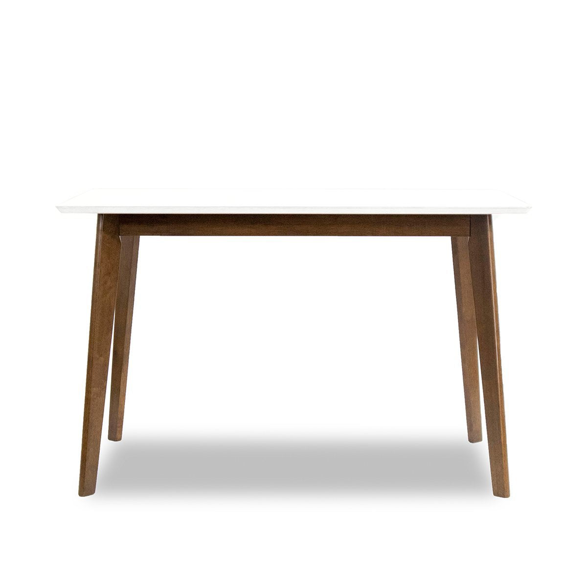 Carlos Solid Wood Dining Table White Solid Wood