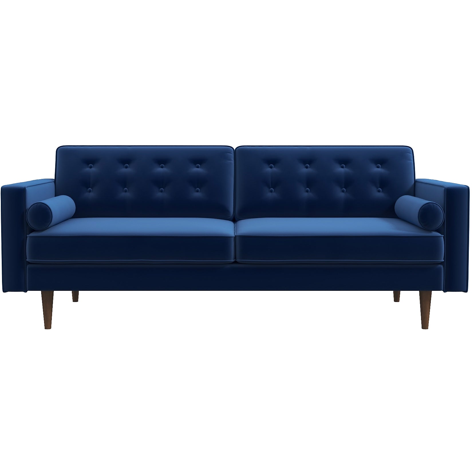 Casey Velvet Loveseat Blue Velvet