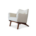 Brayden Mid Century Moder Armchair Beige Boucle