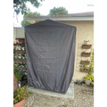 Single Sauna Outdoor Rain Cover Black Iron Metal